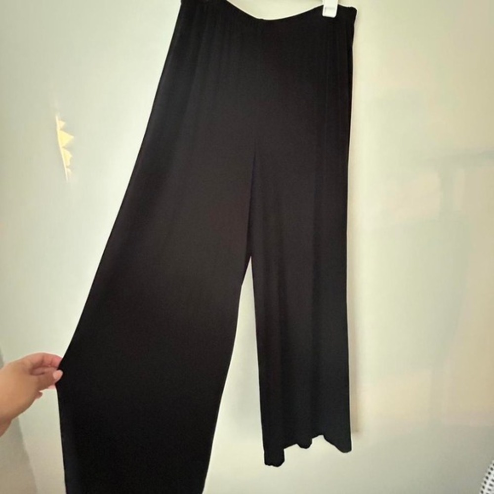 Black Chico's wide leg pants